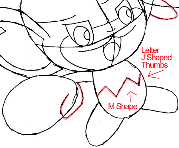 Step 7 : Drawing Pansear from Pokémon in Easy Steps Lesson