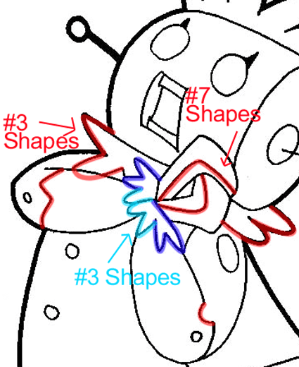 Step 7 : Drawing Rosie from The Jetsons in Easy Steps Lesson