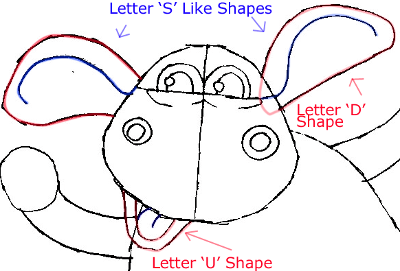 Step 6 : Drawing Timmy from Timmy-tid in Easy Steps Lesson