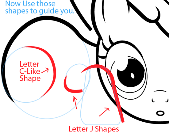 Step 10 : Drawing Apple Bloom from My Little Pony in Easy Steps Lesson