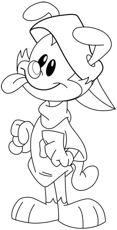 How to draw Wakko Warner from Animaniacs with easy step by step drawing tutorial