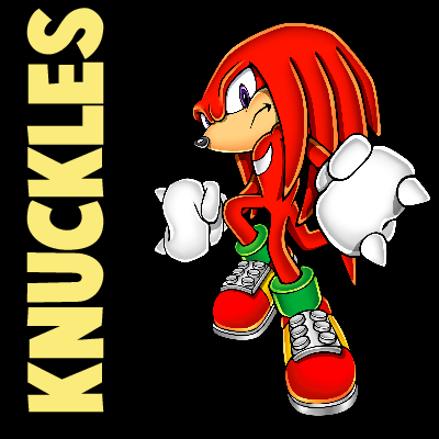  hvordan tegne Knuckles Echidna fra Sonic The Hedgehog med lett trinnvis tegning tutorial 