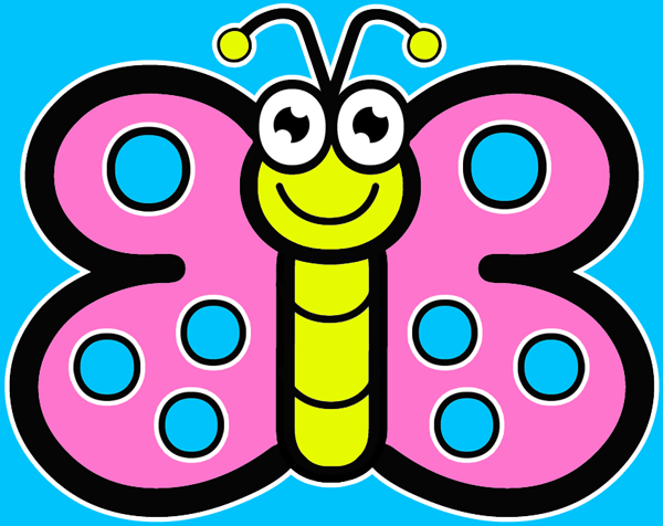 How to Draw Cartoon Butterflies Drawing Tutorial for Preschoolers and  Children - How to Draw Step by Step Drawing Tutorials