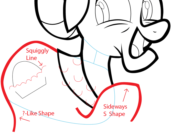 Step 9 : Drawing Granny Smith from My Little Pony: Friendship is Magic in Easy Steps Lesson