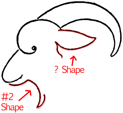 Step 5 : Drawing a Goat Face in Easy Steps Lesson