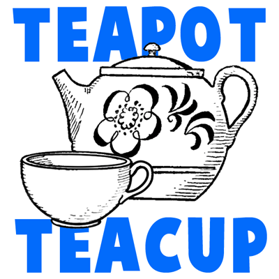 How To Draw Teapots Teacups With Simple Steps How To Draw Step By Step Drawing Tutorials