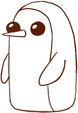 How To Draw Gunter From Adventure Time With Easy Tutorial How To Draw Step By Step Drawing Tutorials