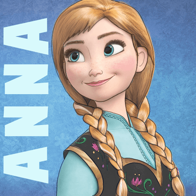 How To Draw Princess Anna From Frozen Step By Step Tutorial How To Draw Step By Step Drawing Tutorials
