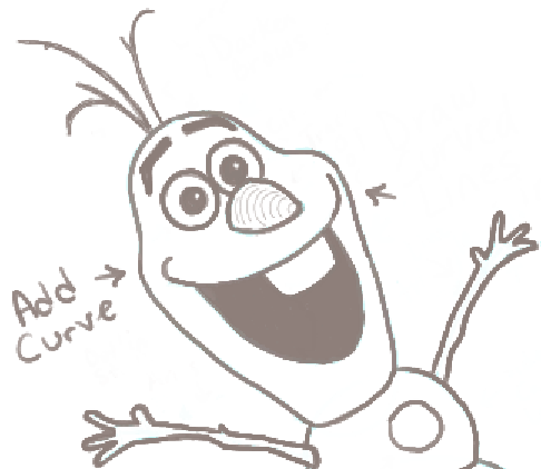 Featured image of post Cute Olaf Drawing Easy