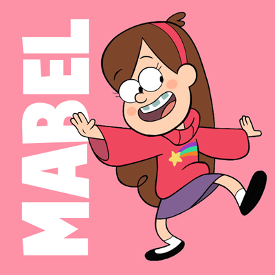 How to Draw Mabel Pines from Gravity Falls with Easy Steps Tutorial