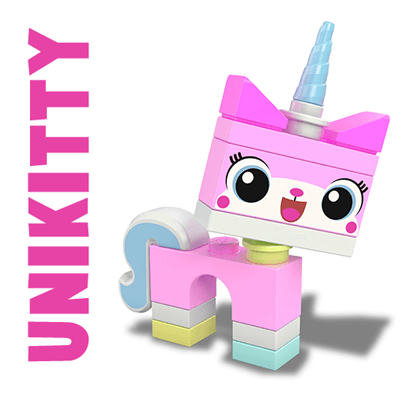 How to Draw Unikitty Minifigure from The Lego Movie in Easy Steps