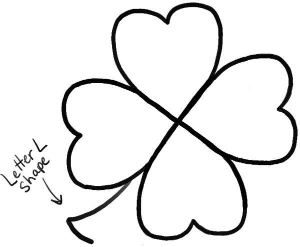 How To Draw A Four Leaf Clover Or Shamrocks For Saint Patricks Day How To Draw Step By Step Drawing Tutorials