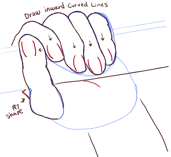 How To Draw A Hand Gripping Something With Easy To Follow Steps How To Draw Step By Step Drawing Tutorials