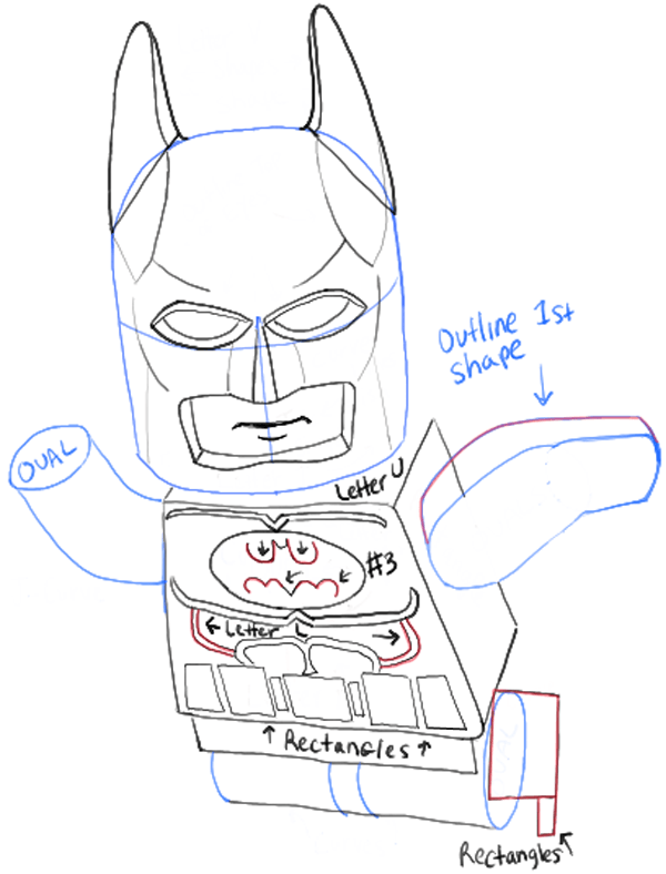 Featured image of post Simple Lego Batman Drawing