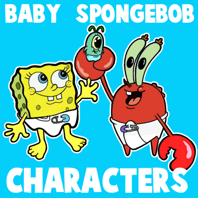 Spongebob Squarepants Characters Archives How To Draw Step By
