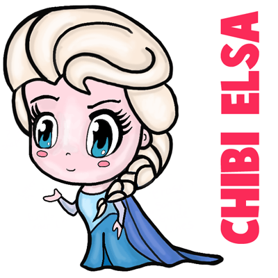 How to Draw Chibi Elsa