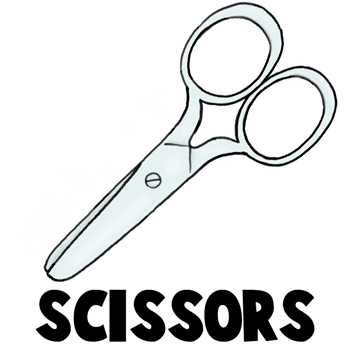 How to Draw Scissors with Easy Step by Step Drawing Tutorial - How to Draw  Step by Step Drawing Tutorials