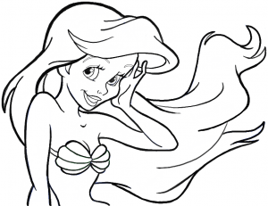 How to Draw Ariel from The Little Mermaid with Easy Steps Tutorial