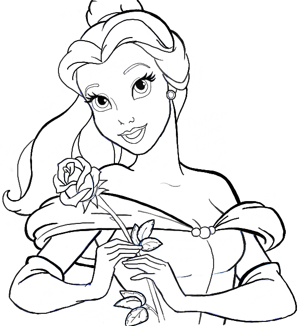 How to Draw Belle from Beauty and the Beast Step by Step Tutorial - How to  Draw Step by Step Drawing Tutorials