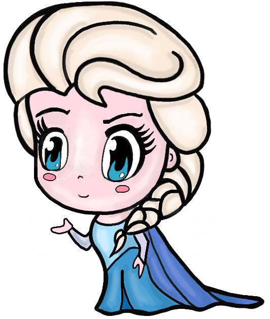 How to Draw Chibi Elsa