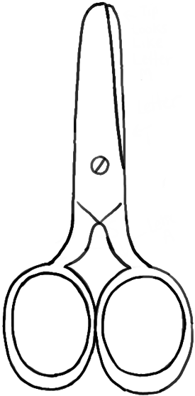How to Draw Scissors with Easy Step by Step Drawing Tutorial