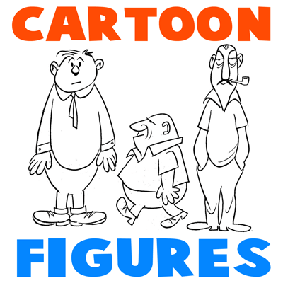 How to Draw Cartoon Figures & Bodies in Easy Steps - How to Draw Step by  Step Drawing Tutorials