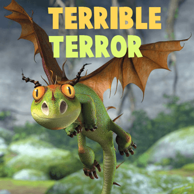 How to Draw Terrible Terror from How to Train Your Dragon in Easy Steps