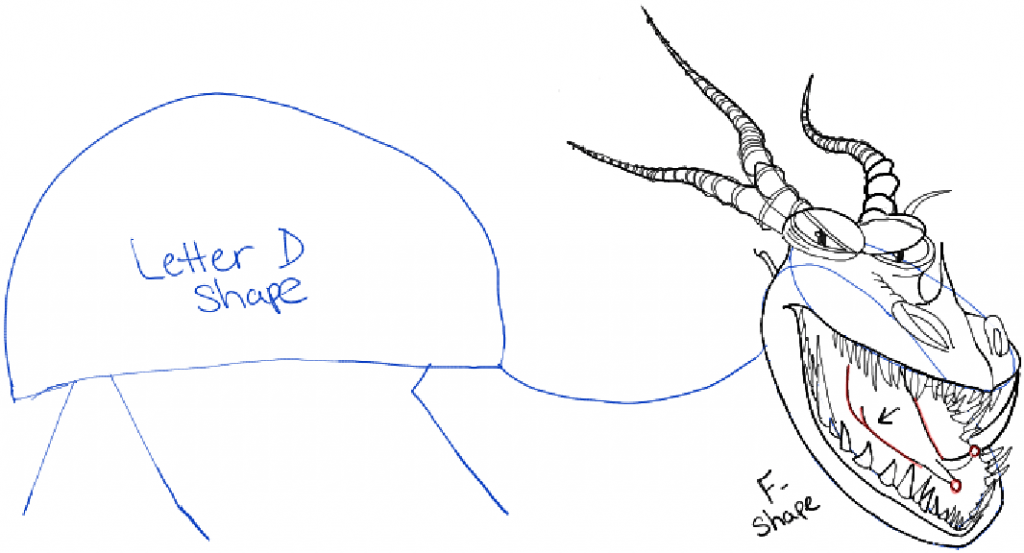 How to Draw Hookfang from How to Train Your Dragon 2 Easy Steps