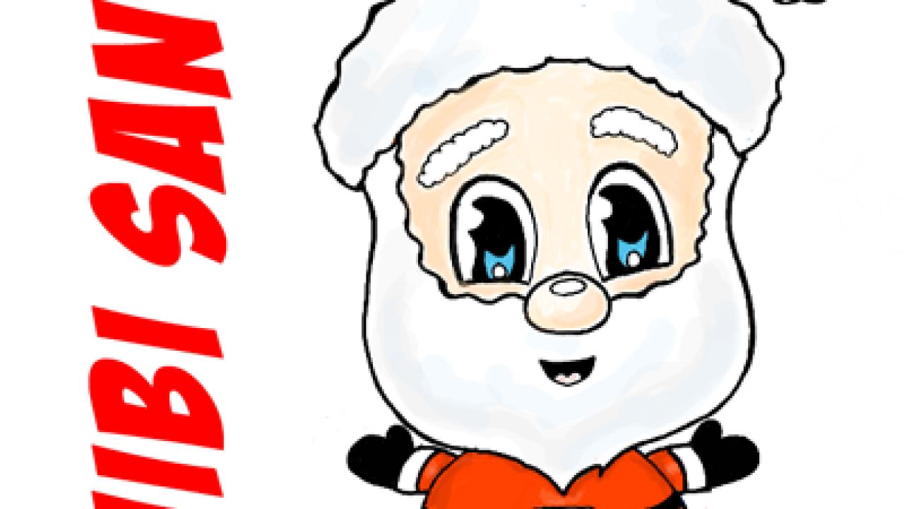 How To Draw Chibi Santa Claus Easy Step By Step Drawing Tutorial