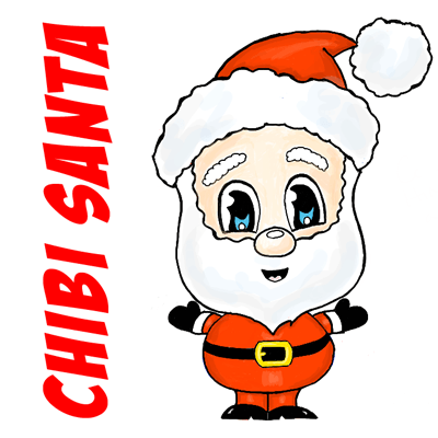 How to Draw Chibi Santa Clause Easy Step by Step Drawing Tutorial