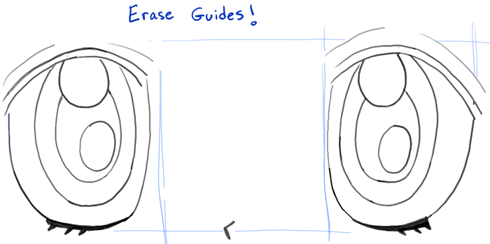 How to draw eyes step by step