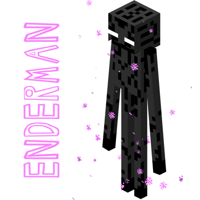 How to Draw Enderman from Minecraft Step by Step Drawing Lesson