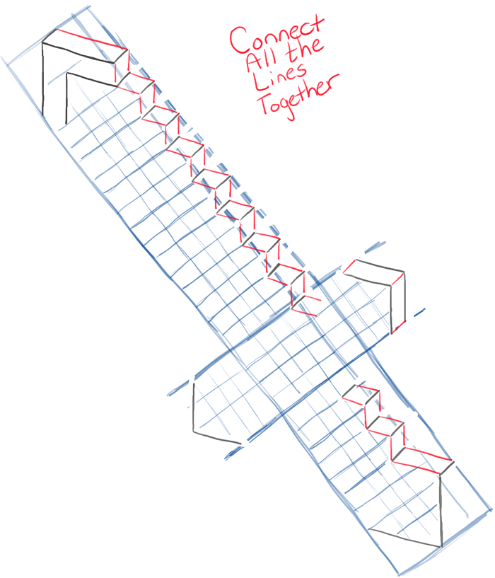 How to Draw Minecraft Swords - and Diamond Swords in Steps - How