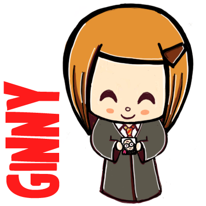 How to Draw a Cute Chibi Ginny Weasley with Easy Step by Step Drawing Tutorial