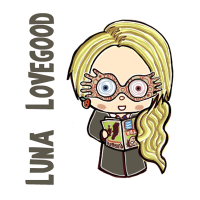 How to Draw Cute Chibi Luna Lovegood from Harry Potter in Simple Step by Step Drawing Tutorial