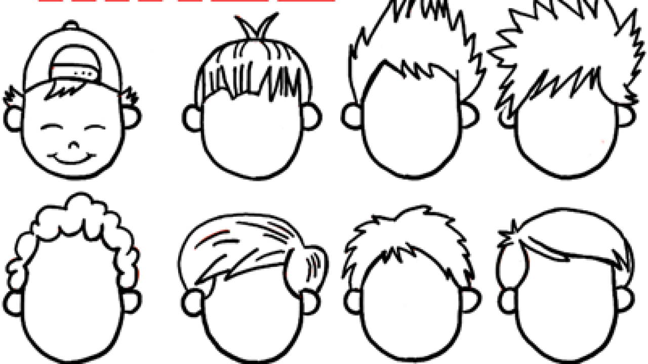 How to Draw! Boy Hair!-- 