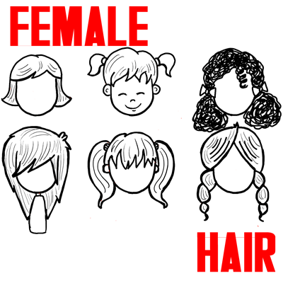 Girl hair Vectors  Illustrations for Free Download  Freepik