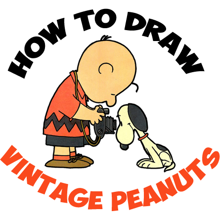 How to Draw Snoopy and Charlie Brown from Peanuts in Vintage Style - Step by Step Tutorial
