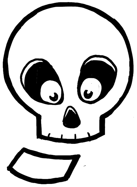 How to Draw Silly Cartoon Skulls for Halloween Easy Tutorial for Kids - How  to Draw Step by Step Drawing Tutorials