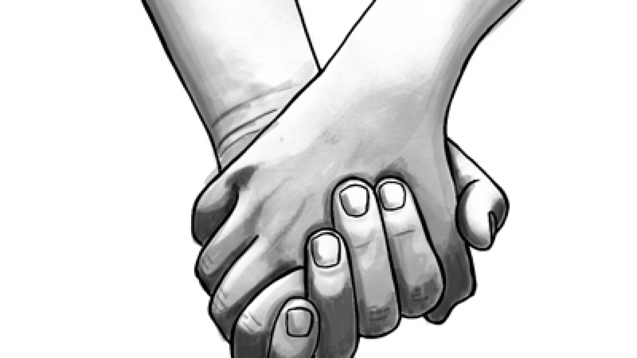 How To Draw People Holding Hands