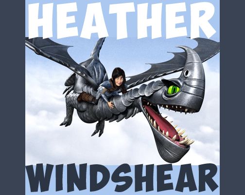 How to Draw Windshear and Heather from How to Train Your Dragon in Easy Steps