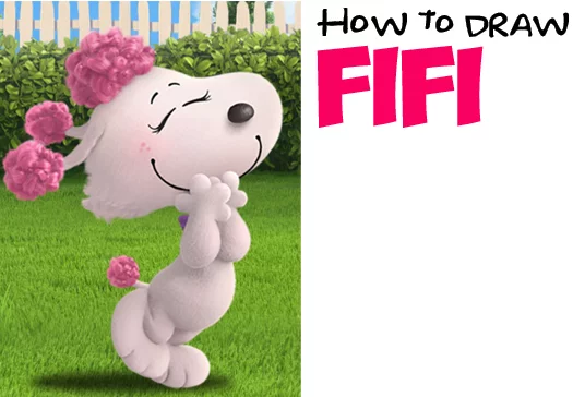 How To Draw Fifi The Girl Dog From