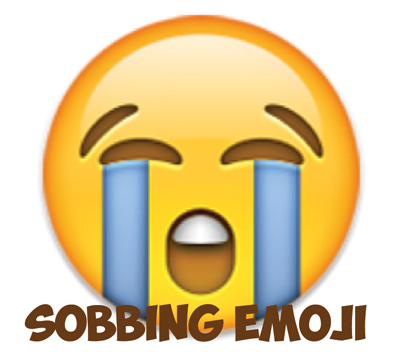 Learn how to draw sobbing emoji face