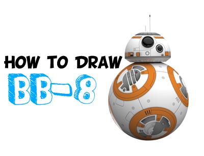 how to draw bb-8 from star wars, the force awakens