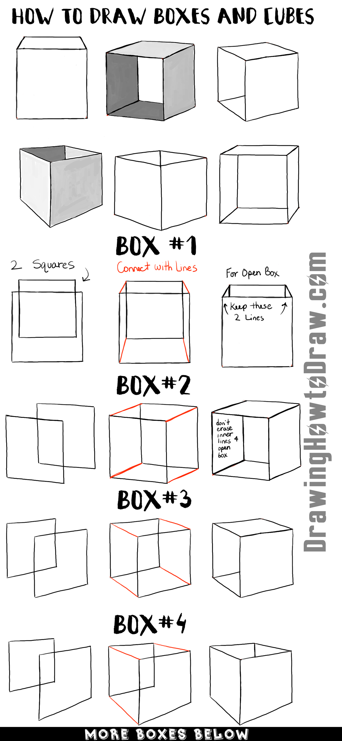 How to Draw a Box : Step by Step | Drawing | Sketch - YouTube-saigonsouth.com.vn