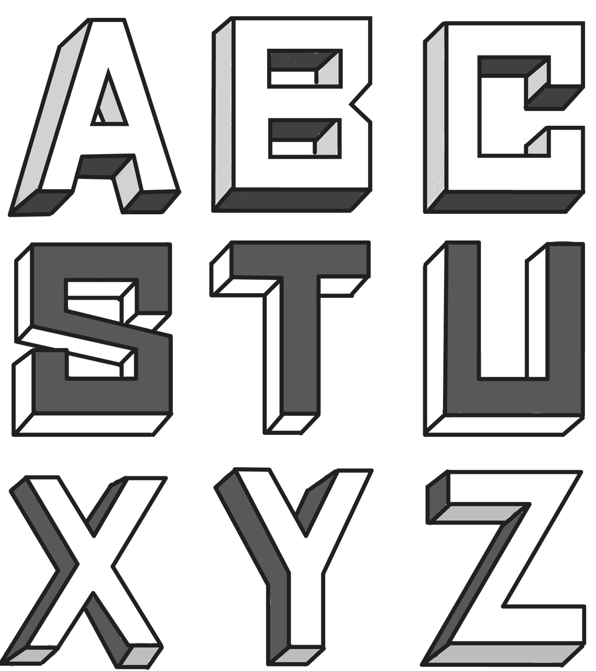 Bubble Letters Examples