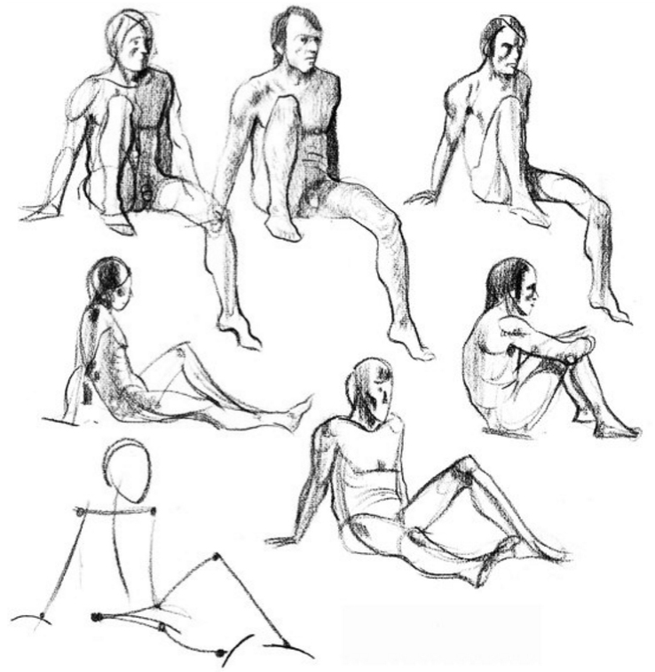 Action Figure Drawing Model, Drawing Figures For Artists Action