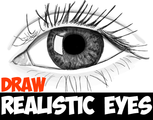 learn how to draw realistic eyes