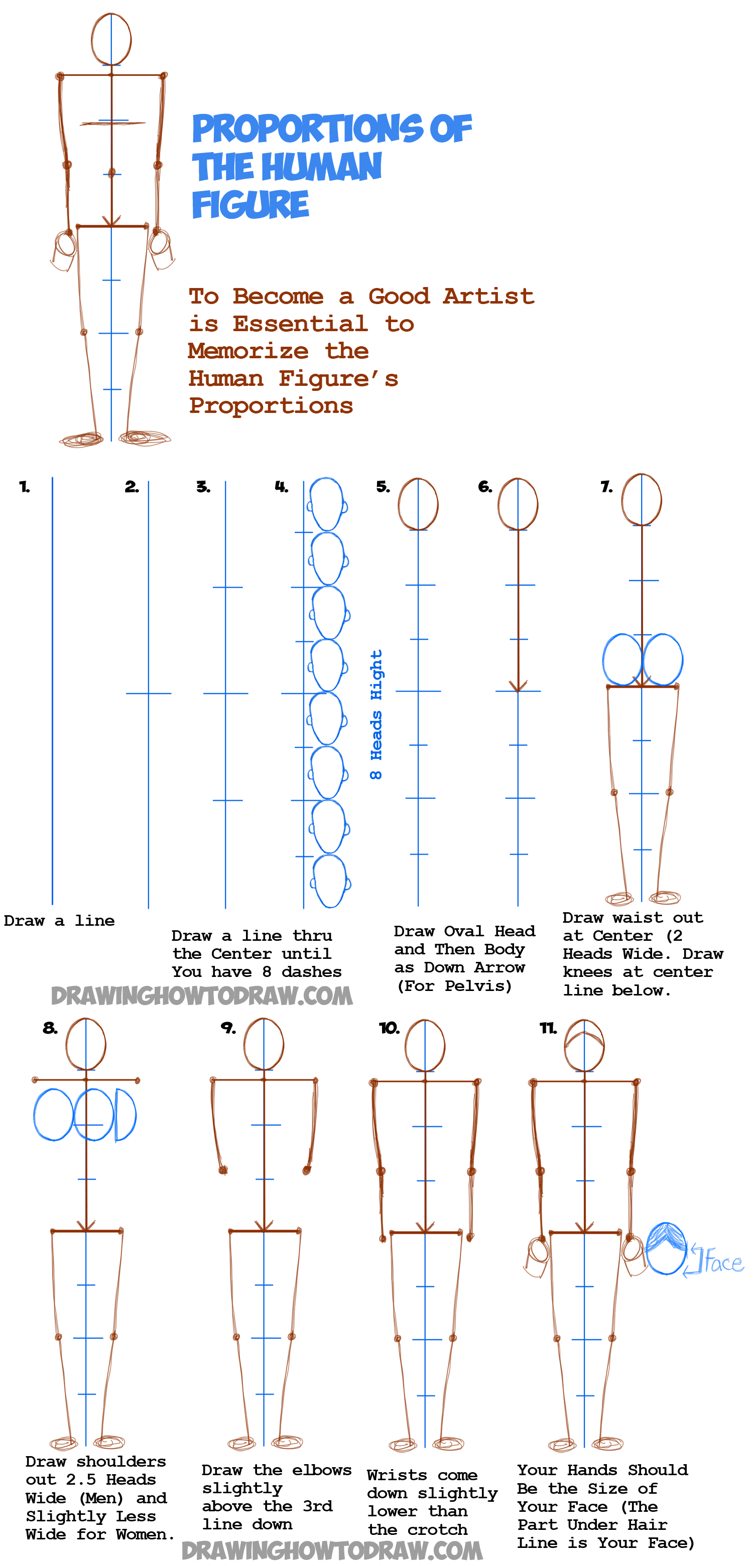 How To Draw A Human Figure - Sonmixture11