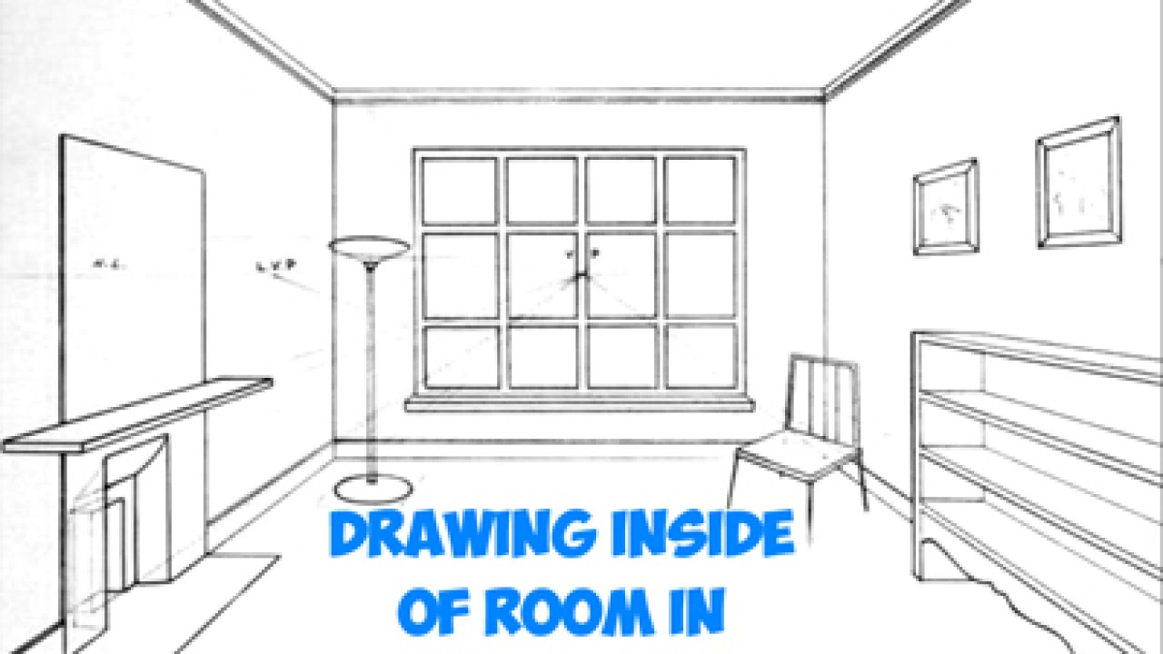 How To Draw The Inside Of A Room With 3 Point Perspective